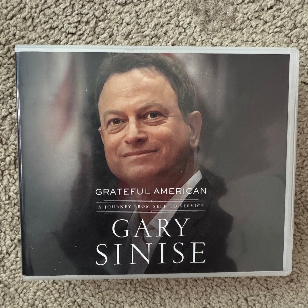 Gary Sinise book on CD - "Grateful American - A Journey from Self to Service"